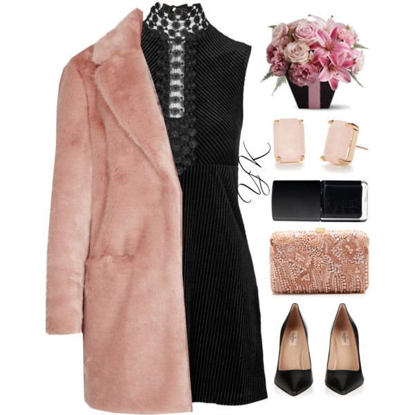 #velvet #valentino #eliesaab #Pink #black #event #style #Beauty #cute #ScreamQueens #luxury