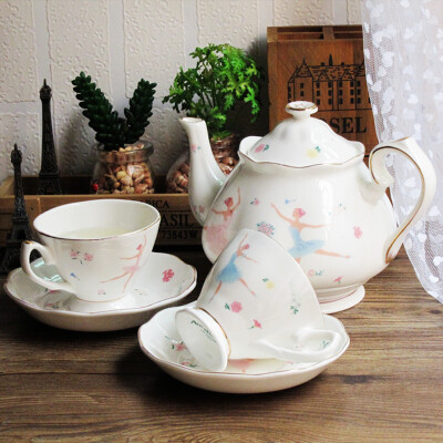 三月鸢尾 欧式甜美小清新碎花优雅北欧英式下午花茶红茶瓷壶杯碟