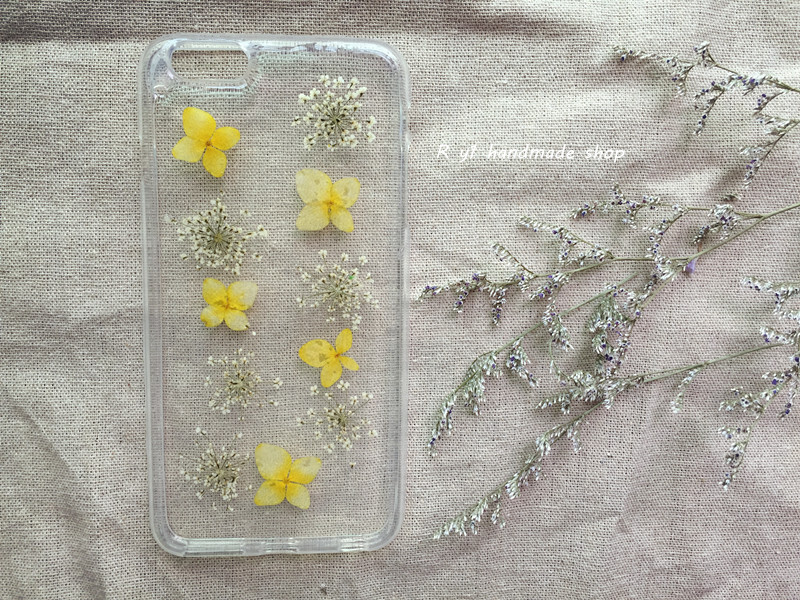 押花永生花手机壳iphone