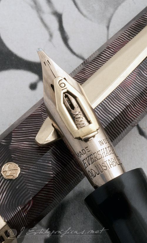 Wahl Eversharp Doric Gold Seal Lined Burgundy: