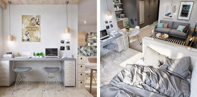 40平米的简约清新风