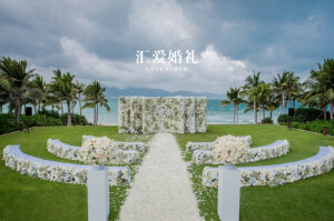 满天星打造的花海婚礼