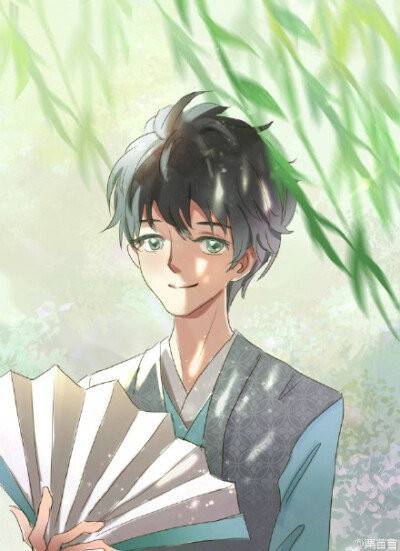 #TF饭制推荐# #TFBOYS王源# #王源# “守候一份温暖静美，让思念如花，回眸处，一窗暖阳斜照，一声念君心安。” 今日推荐饭绘9P cr.@栗苗苗