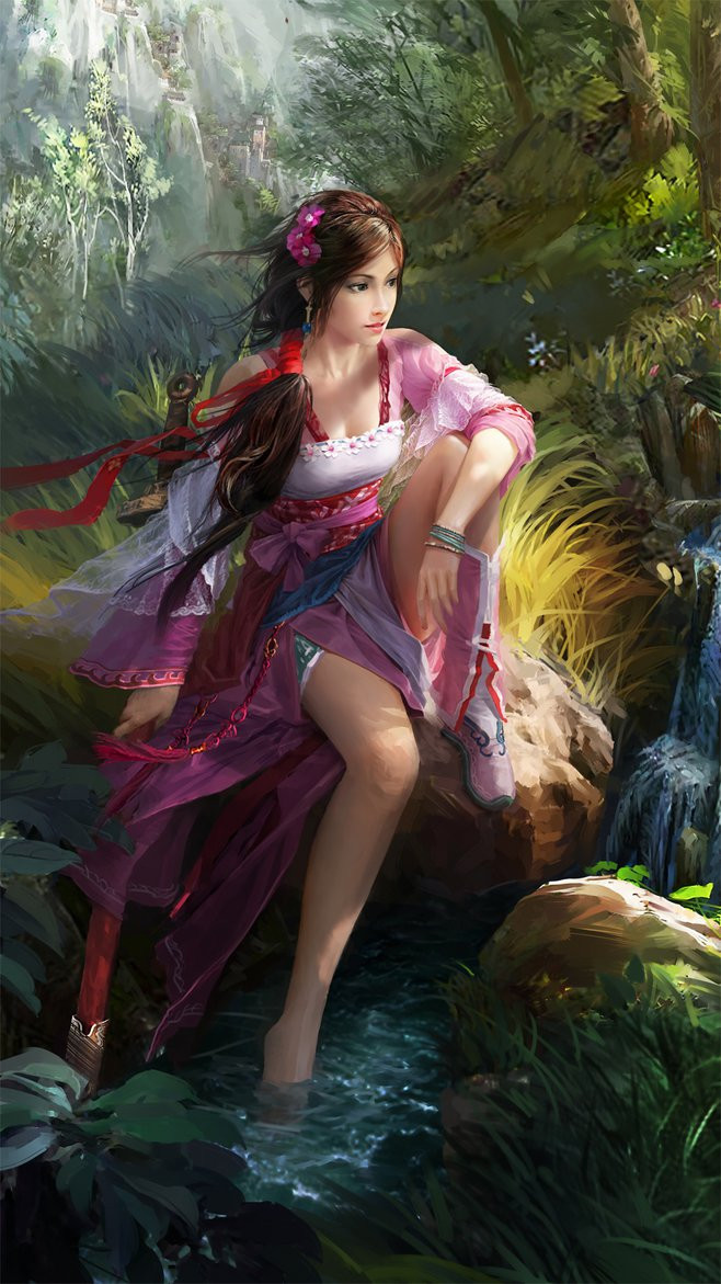 古风手绘美人 - 堆糖,美图壁纸兴趣社区