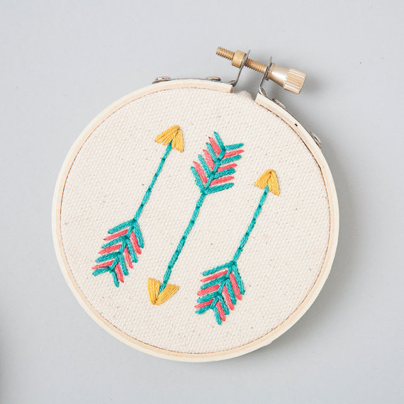 Mini Arrow Embroidery Kit