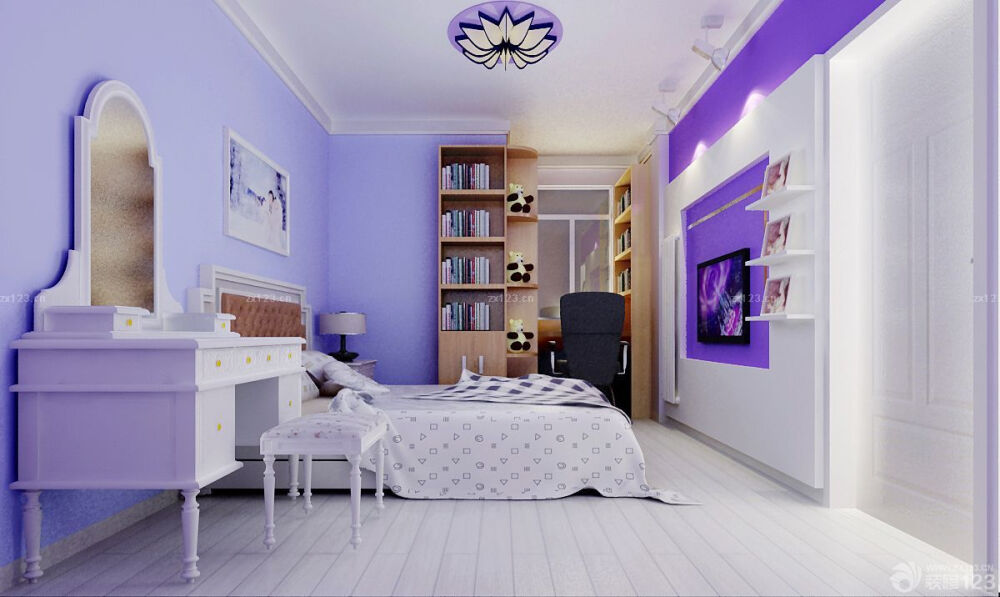 农村别墅欧式风格儿童房室内设计图片