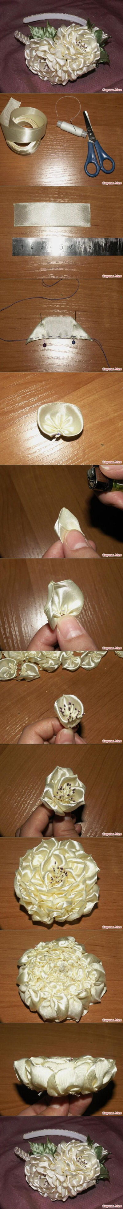 DIY Ribbon Head Band: