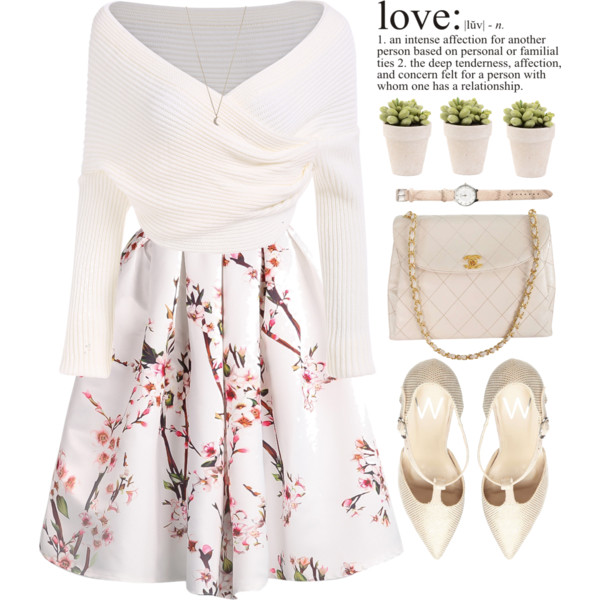 Skirt: http://www.romwe.com/Floral-Pleated-White-Skirt-p-102178-cat-682.html?utm_source=polyvore&amp;amp;utm_medium=set&amp;amp;url_from=mihreta-m Top: http://www.romwe.com/Boat-Neck-Wraped-White-Sweater-p-130125-cat-684.html?utm_source=polyvore&amp;amp;utm_medium=set&amp;amp;url_from=mihreta-m