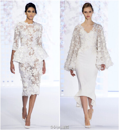 Ralph &amp;amp; Russo S/S 2016 Haute Couture｜英国高定礼服品牌Ralph &amp;amp; Russo这一季简直就是可以称为女明星们的红毯必备战袍系列，永远美好的花草刺绣什么的，仙得飞起～～～