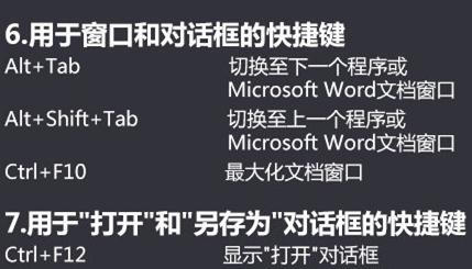 【Word快捷键大全】据说，真正的Word高手根本不屑于使用鼠标，手指上下翻飞，都是快捷键牛人！戳图学习，新技能get√！