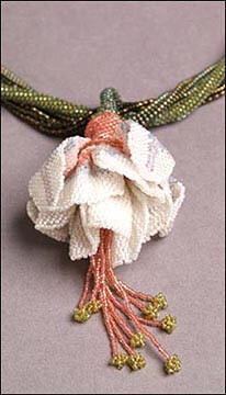 Celtic Garden Necklace ©2000 by Cynthia Rutledge beaded by Bonnie Brooks