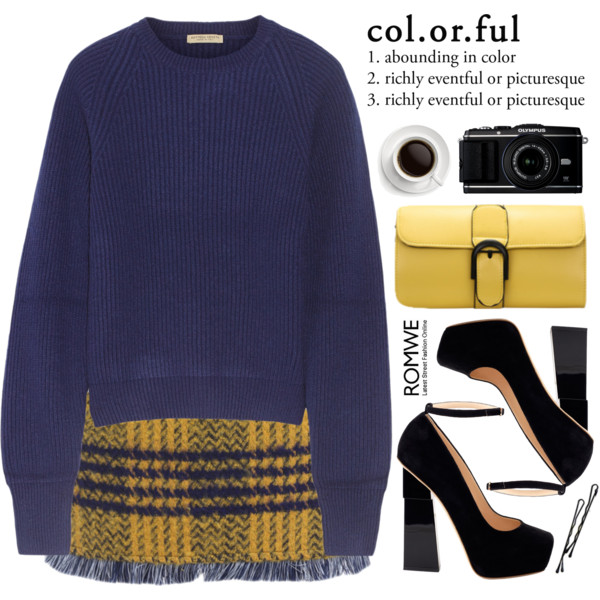  Skirt:http://www.romwe.com/Plaid-Zipper-Yellow-Skirt-p-139316-cat-682.html?utm_source=polyvore&amp;amp;utm_medium=set&amp;amp;url_from=m-zineta Bag: http://www.romwe.com/Red-PU-Clutches-p-143926-cat-711.html?utm_source=polyvore&amp;amp;utm_medium=set&amp;amp;url_from=m-zineta