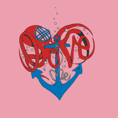 Huebucket的The Heart Series创意插画设计