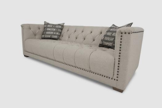 Poyany 深拉扣靠背优质棉麻布艺沙发——里外网家具网上商城 #生活# #客厅# #沙发# #春节# #家#