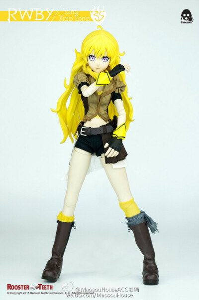 threezero RWBY Yang Xiao Long 售价为19500円+税，预计2016年9月出荷。