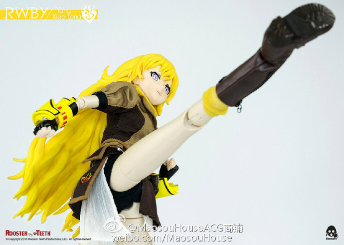 threezero RWBY Yang Xiao Long 售价为19500円+税，预计2016年9月出荷。