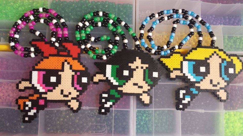 1 Powerpuff Girls Kandi Necklace