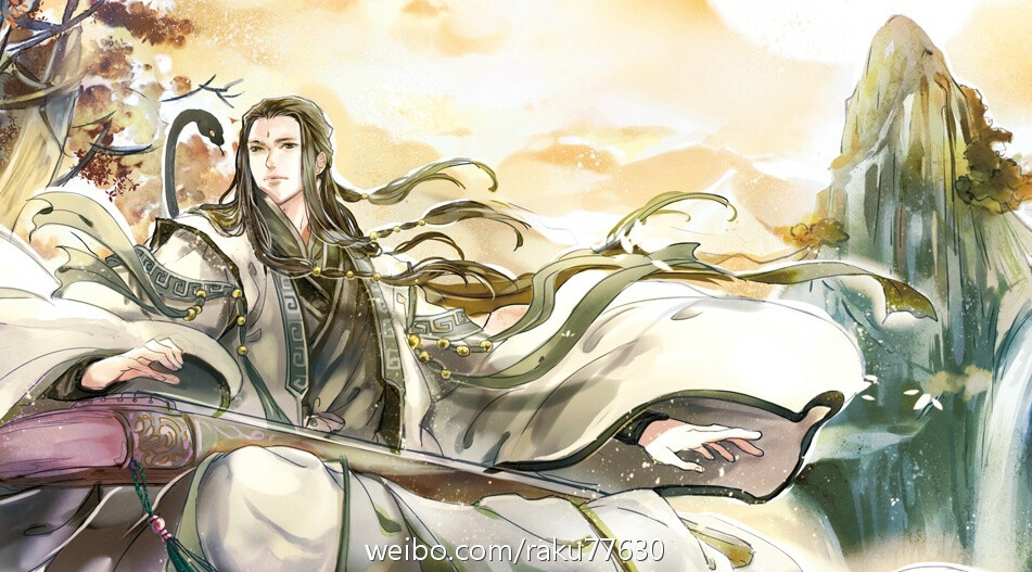 古剑奇谭一太子长琴悭臾绘师阿乐乐一乐