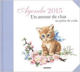 现货 法文十字绣书 猫的世界 2015日记 922