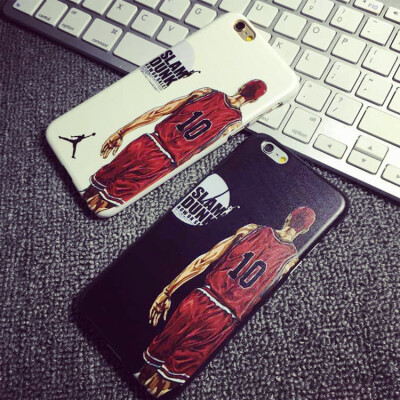 櫻木花道SlamDunk10 23號iPhone6Plus手機殼AJ6灌籃高手蘋果5s