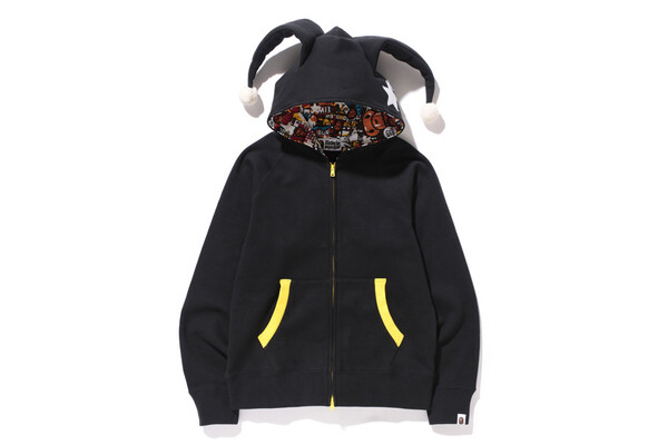 BAPE 3月PIERROT 可爱耳朵 帽衫卫衣 男女2色