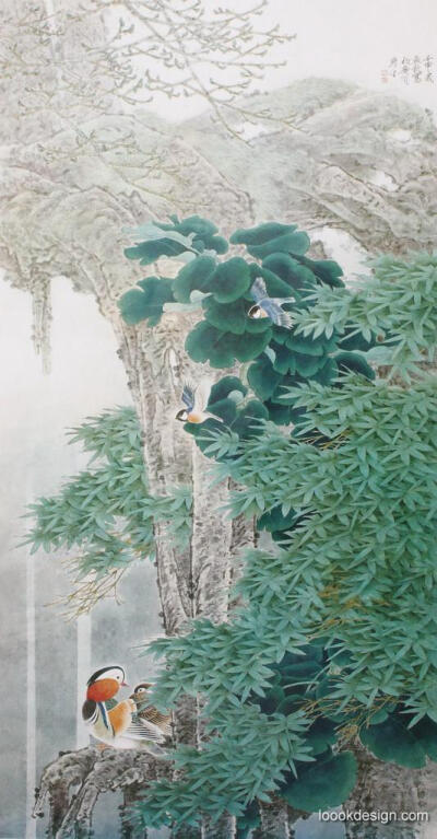 工笔，山水，水彩，国画精品 - 高清图片，堆糖，美图壁纸兴趣社区