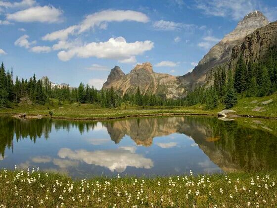 Moor Lakes Yoho National Park British Columbia Canada 加拿大BC省：幽鹤国家公园