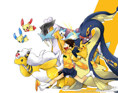 日推画师「dnd」的【阿松 X 口袋妖怪】系列画完6人份了！ ！(twi:dandelion0323