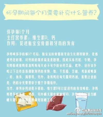 怀孕期间每个月需要补充什么营养？女的麻溜马，男的为自己媳妇留着。健康养生，活力倍增！更多备孕生活诀窍知识，关.注@健康生活诀窍