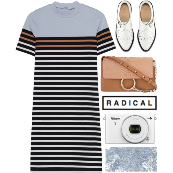 #fashion #stripes #modern #minimal #stripeddress #chloe #nikon #london #map #style #coral #inspiration #light #lightblue #blackandwhite #black #white #drmartens #docmartens