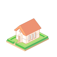 像素小屋 Isometric Pixel House by xephia