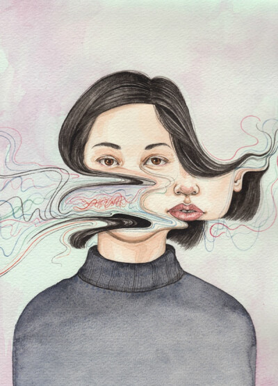 Henrietta Harris ，扭曲人像 O网页链接