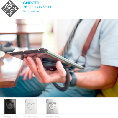 香港Native Union Gripster 360度万用iPad2 3 4支架把手保护外壳