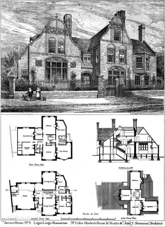 19世纪建筑表现一组 | Archiseek.com