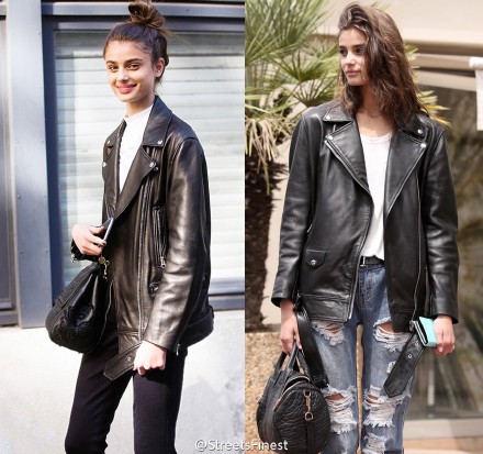 #streetsfinest# |超模新秀#Taylor Hill# 街拍精选。清新甜美的她不仅是时装周秀场上的小秀霸，还在去年成为了维秘年纪最小的天使，可谓是新生代model中的佼佼者。#stylebymodels#