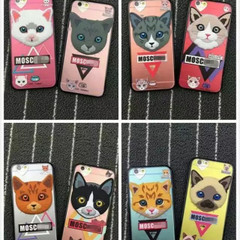 立体硅胶可爱猫咪iphone6 6s手机壳苹果6plus全包软边保护套外壳