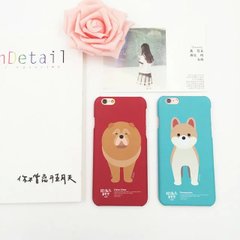 苹果6S韩国火爆斗牛犬磨砂手感手机壳iPhone6S Plus手机套硬壳