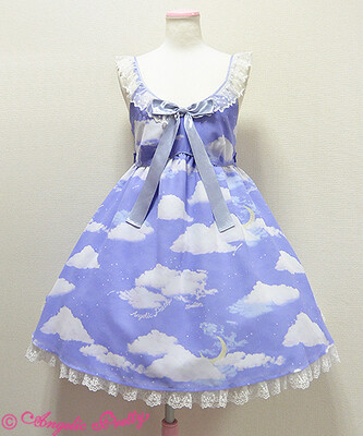 Angelic Pretty AP 小白云JSK/OP Misty Sky 连衣裙