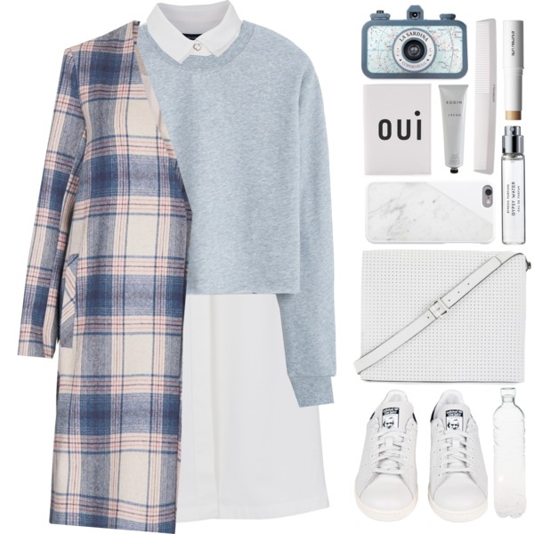 I feel like this is my color palette this year (or maybe every year) #blue #fallfashion #fall #white #style