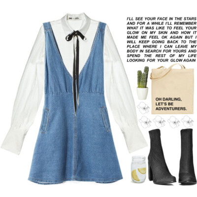 #style #organized #layer #denim #boots