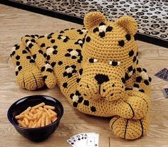 Crochet Pattern - Leopard amigurumi pattern