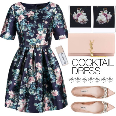 Top Fashion ser for April 3rd, 2016 Created in the Polyvore iPhone app. http://www.polyvore.com/iOS #springformal #brunch #floralprint #cocktaildress #spring