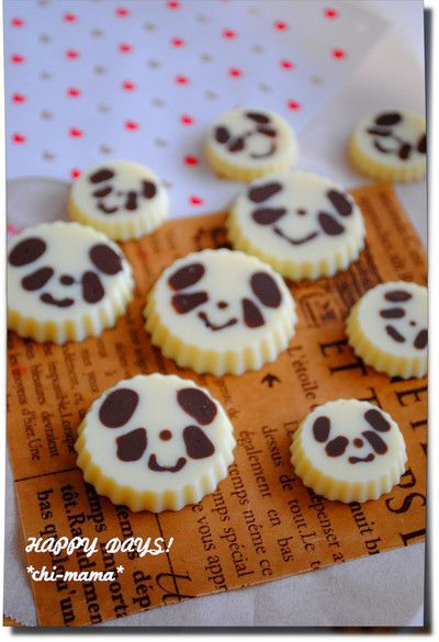 Panda chocolate: