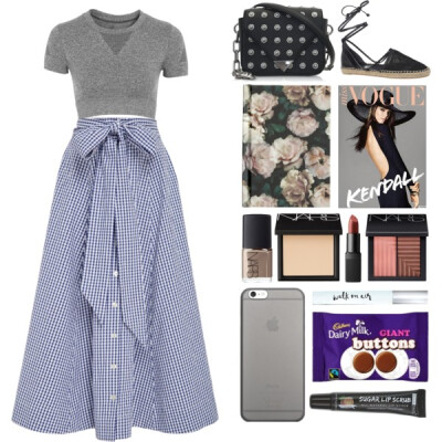 A fashion look from April 2016 featuring a line skirt, Topshop and black sandals. Browse and shop related looks.