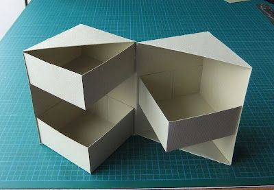 Secret box tutorial (4 1/2&amp;quot; high). I think I can use origami folds to make the outside and inside boxes.: