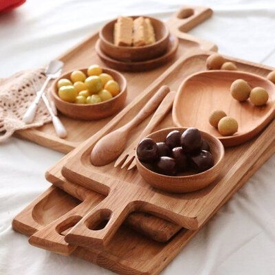 Wood Rectangle Serving Tray