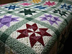 Crocheted quilt Afghan Pattern free crochet afghan pattern on Ravelry