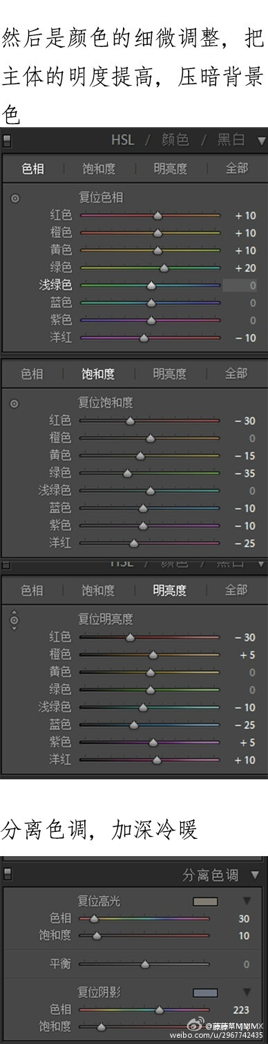 #Lightroom# 【第601期】给平淡的城市风光上色，增添氛围，风景后期修图调色思路及方法借鉴，喜欢的可以参考。转需~（摄影，后期@藤藤菜MMMX ）