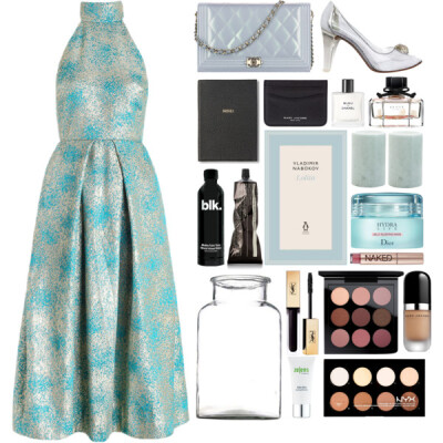 A fashion look from May 2016 featuring mid length dresses, card case wallet and mens grooming. Browse and shop related looks.