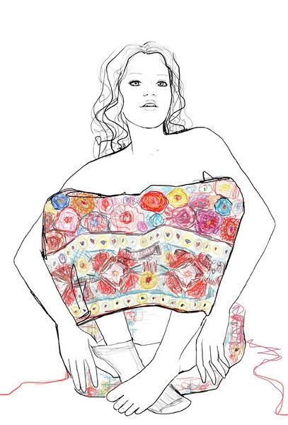 木恪木蹂 木恪木蹂的相册-国外服装画教材